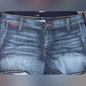 Blue jean shorts IT Brand. Lightly worn if at all.